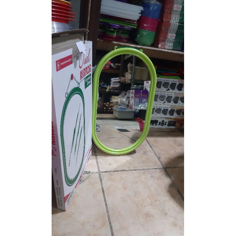 kaca kamar mandi maspion OVAL