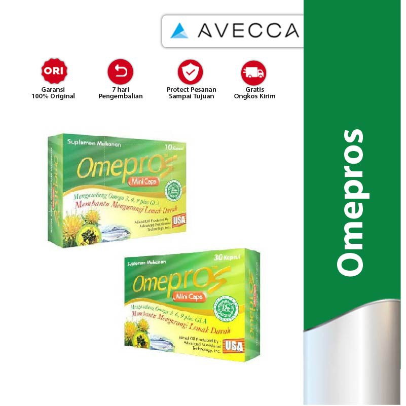 Omepros Minicaps (Suplemen Penurun Kolesterol)