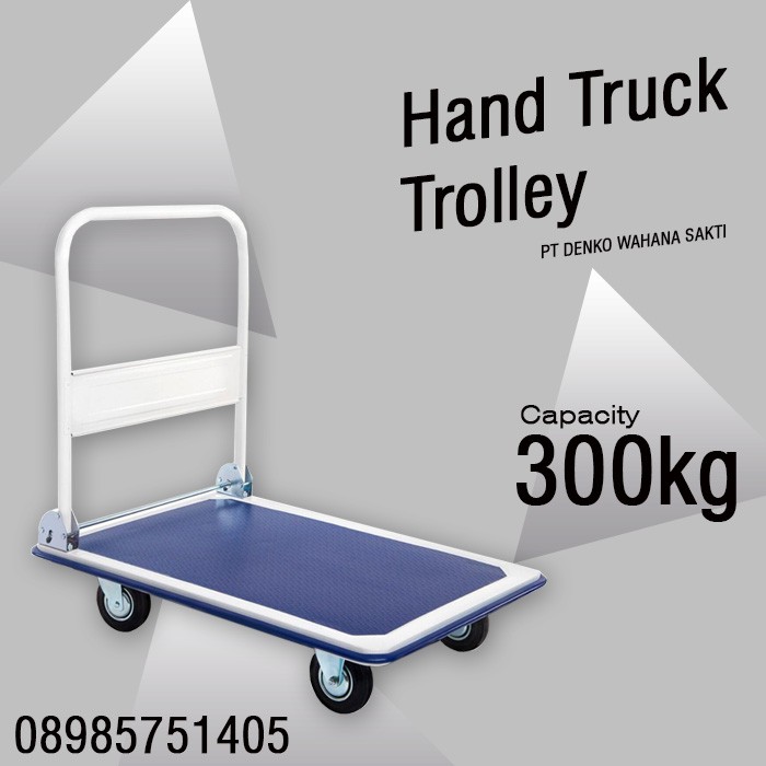 Jual HAND TRUCK TROLLEY DENKO 300 KG Shopee Indonesia