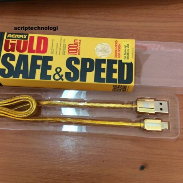Charging cable &amp; kabel data remax gold micro usb