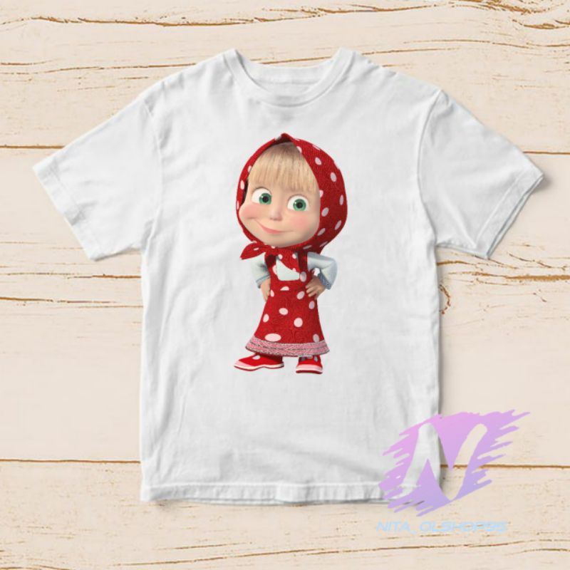 kaos anak marsa kaos anak Masha series