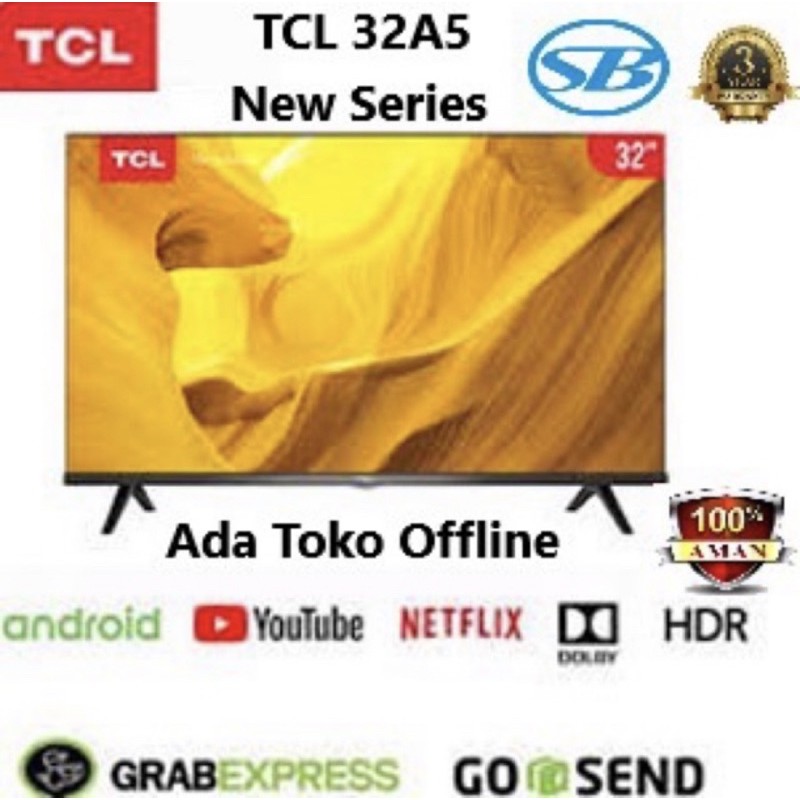 TCL LED TV 32 Inch 32A5 Android 9