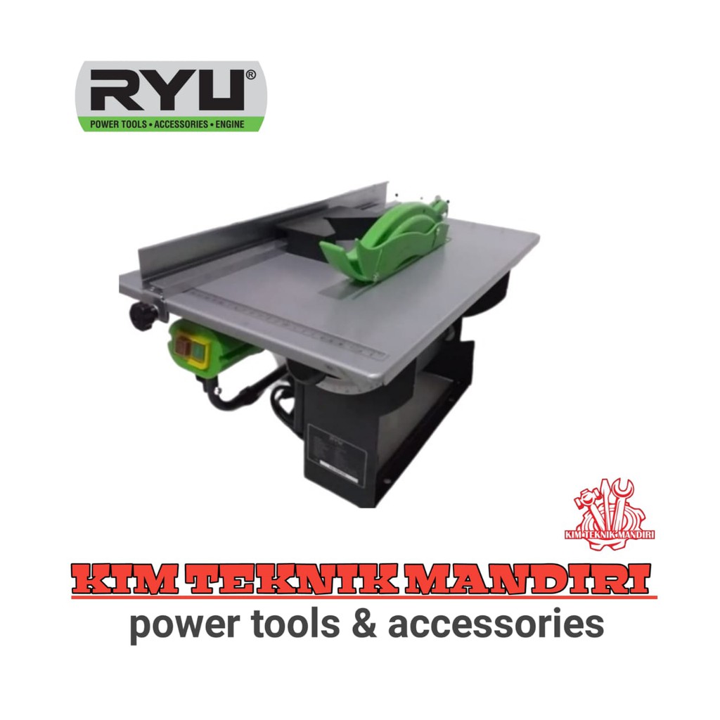 RYU RTS8 TABLE SAW GERGAJI MEJA POTONG KAYU 8" / MESIN MEJA POTONG KAYU 200MM  (JAPAN TECHNOLOGY)