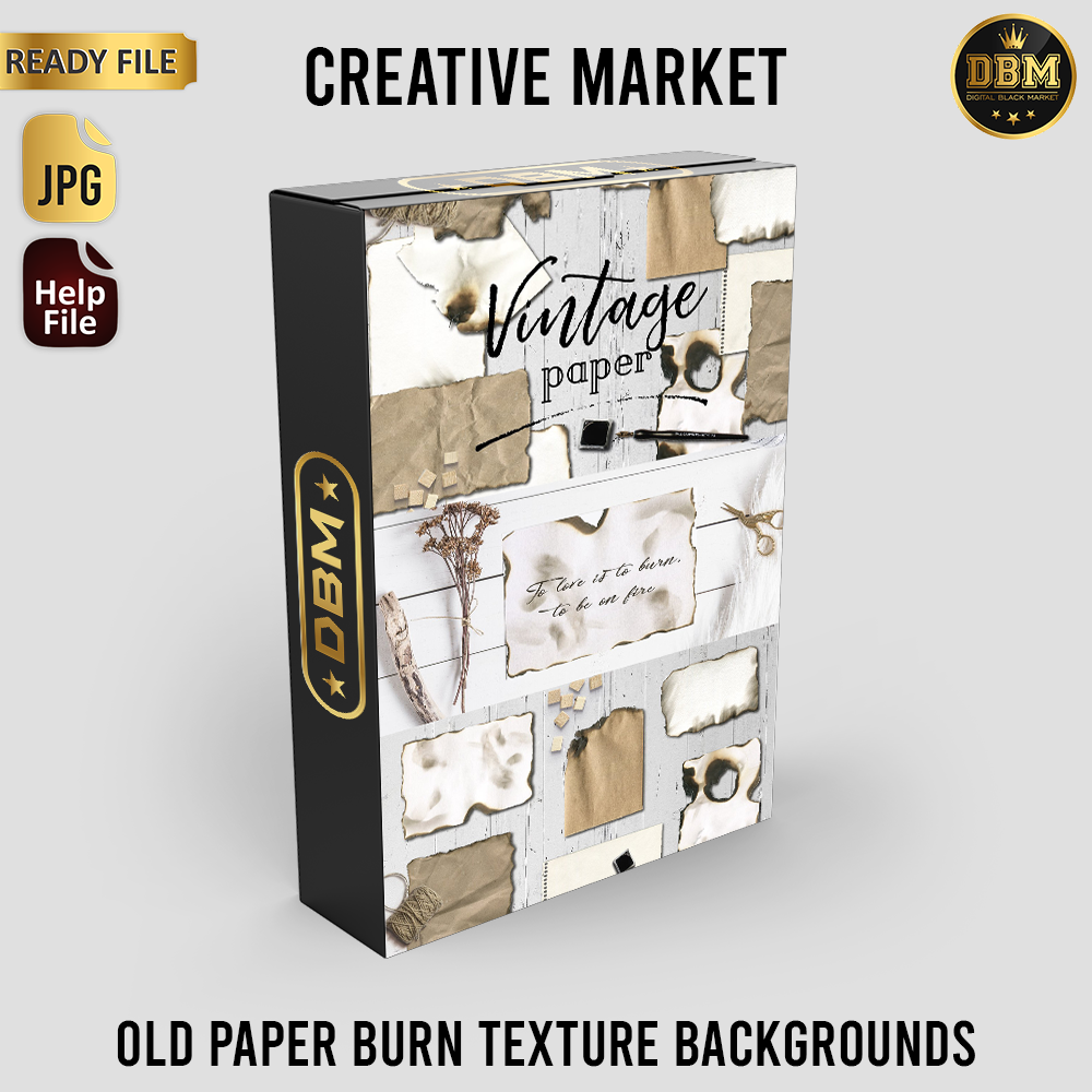 Old Paper Burn Texture Backgrounds - JPEG Ultra HD