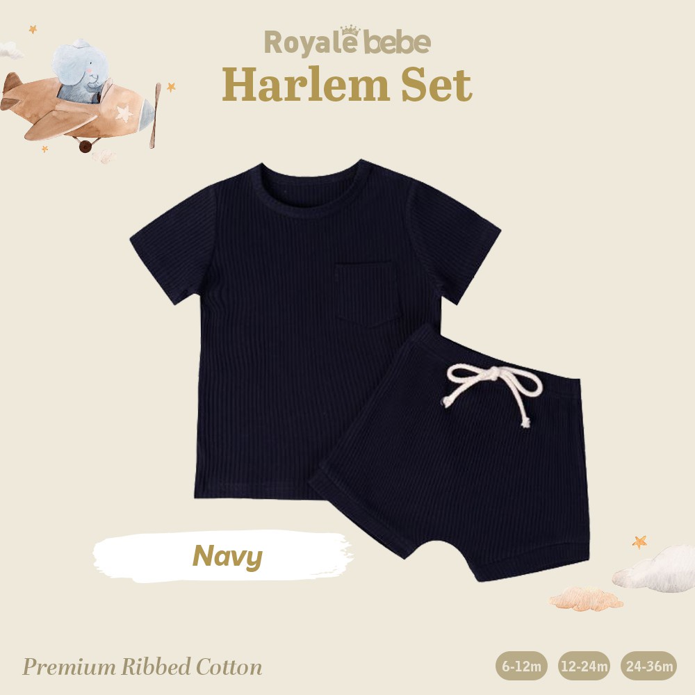 Makassar ! Royale Bebe Harlem Set Premium Cotton