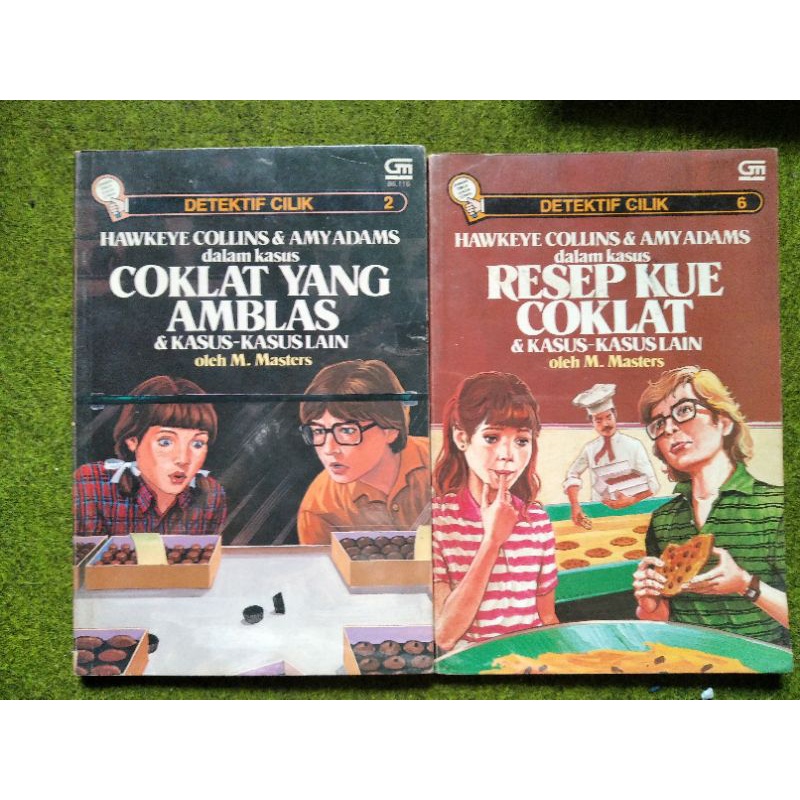 Novel Detektif Cilik Langka Hawkeye Collins & Amy Adams.