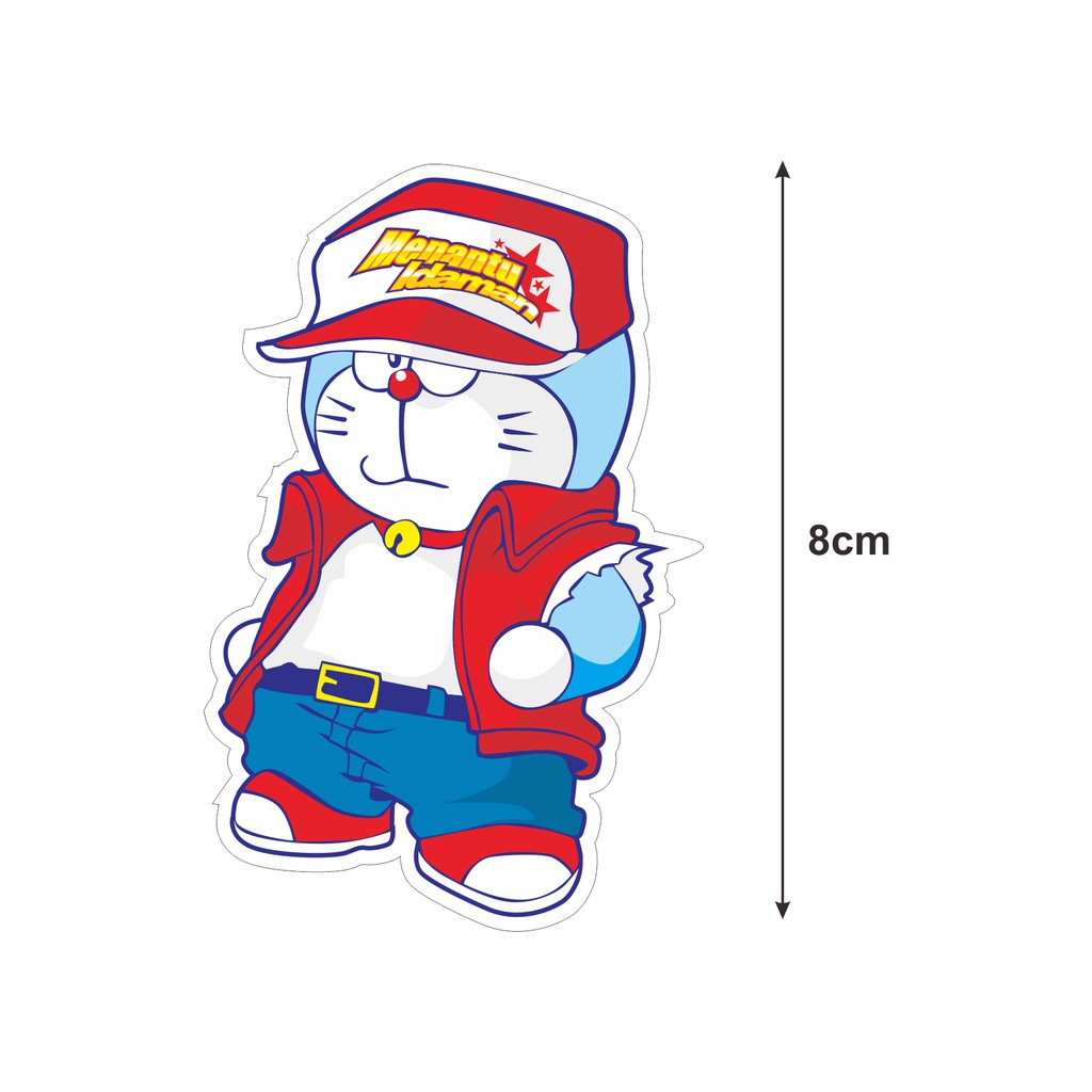 Stiker Kartun Doraemon Animasi Sticker Laptop Hp Motor Helm Setiker Unik Lucu Shopee Indonesia