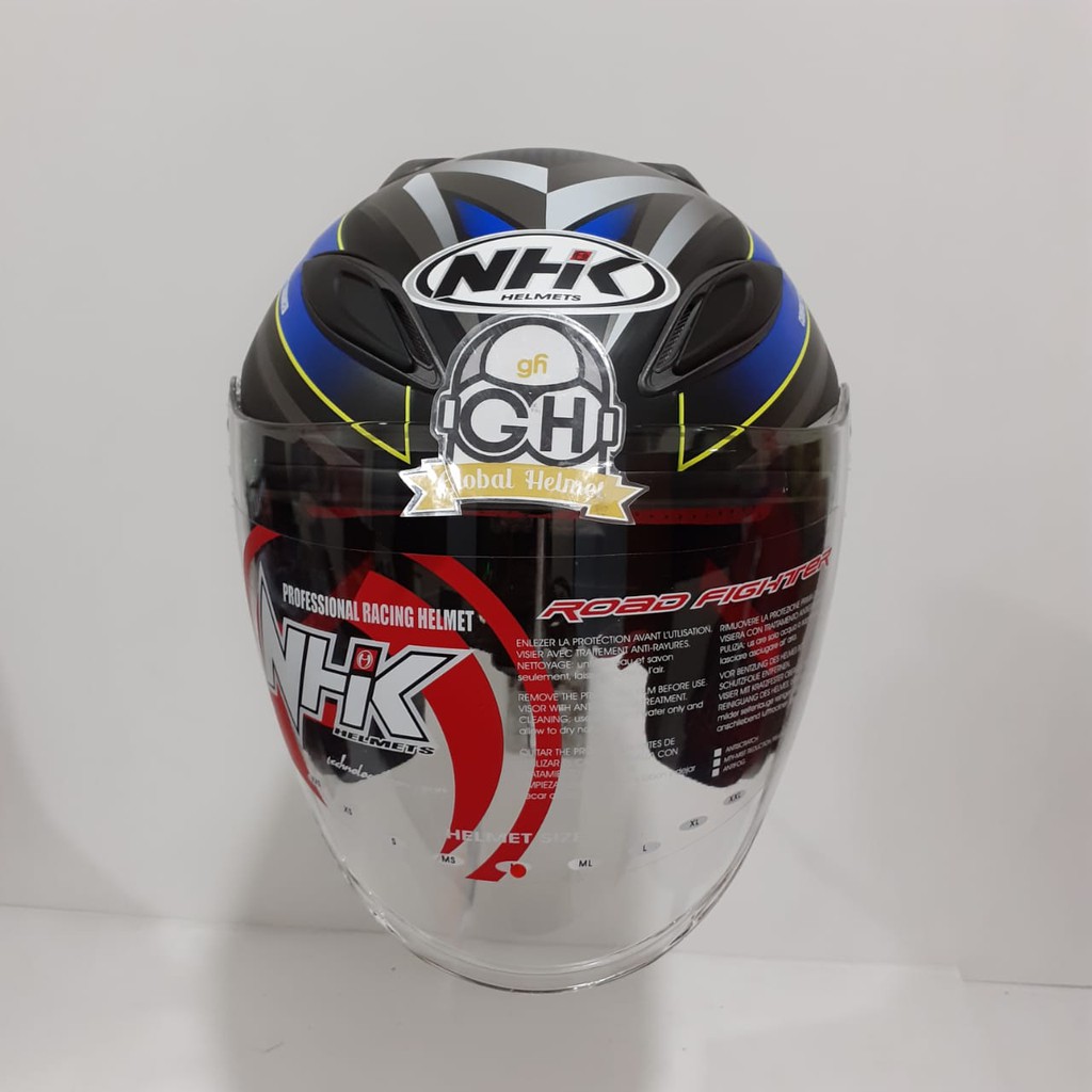 HELM NHK R6 MOTIF RALLY#2 BLACK BLUE DOFF