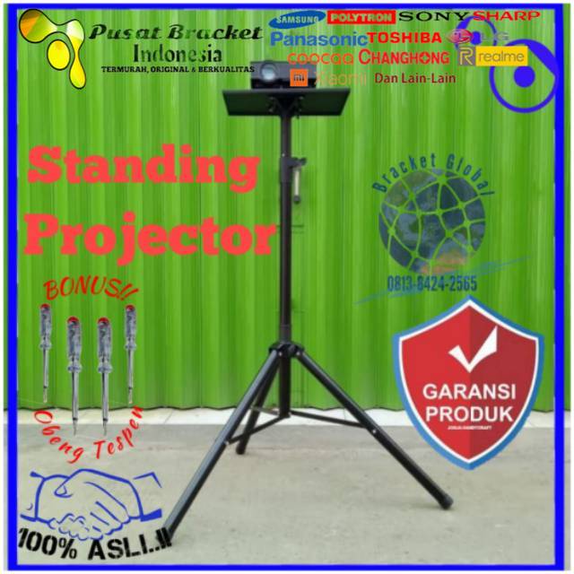 Bracket Standing Projector Tinggi Adjustable hingga 2 meter  Super Premium Quality