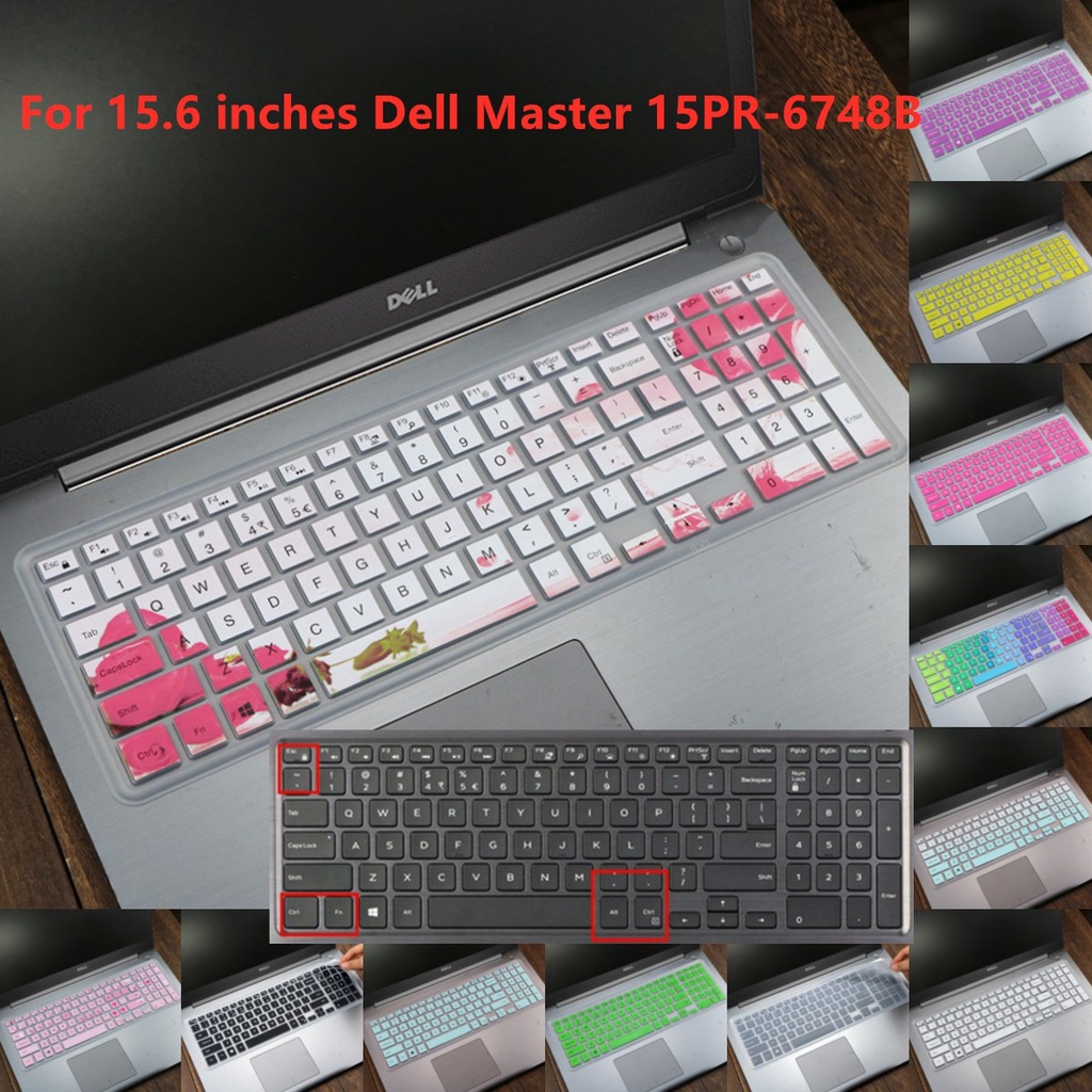 For 15.6 inchesDell Master 15PR-6748B  Soft Ultra-thin Silicone Laptop Keyboard Cover Protector