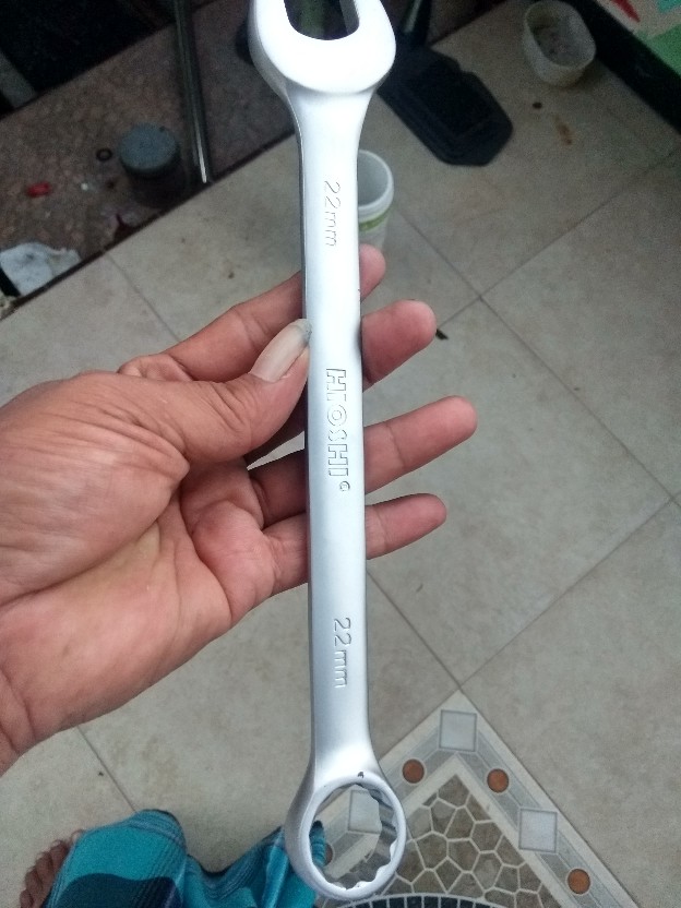 Kunci Ring Pas 17 19 21 22 Mm Hd Satin Crv Chrome Vanadium Kunci Baut