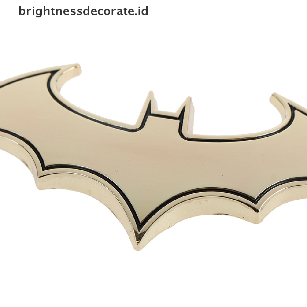 1pc Stiker Emblem / Badge 3d Batman Bahan Metal Untuk Mobil / Motor