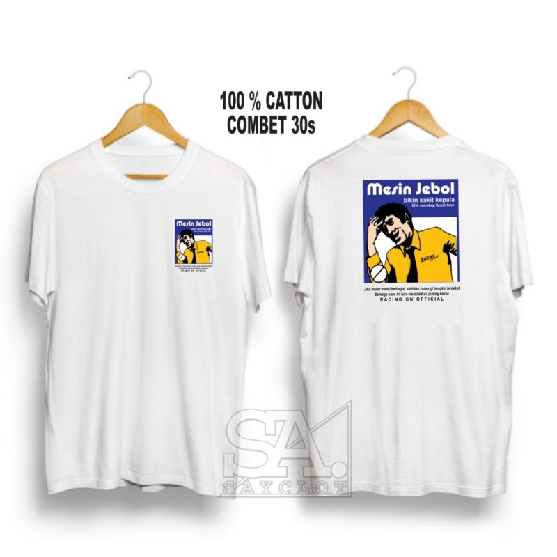 KAOS MESIN JEBOL, T-SHIRT DISTRO, KAOS PLESETAN, OSKADON