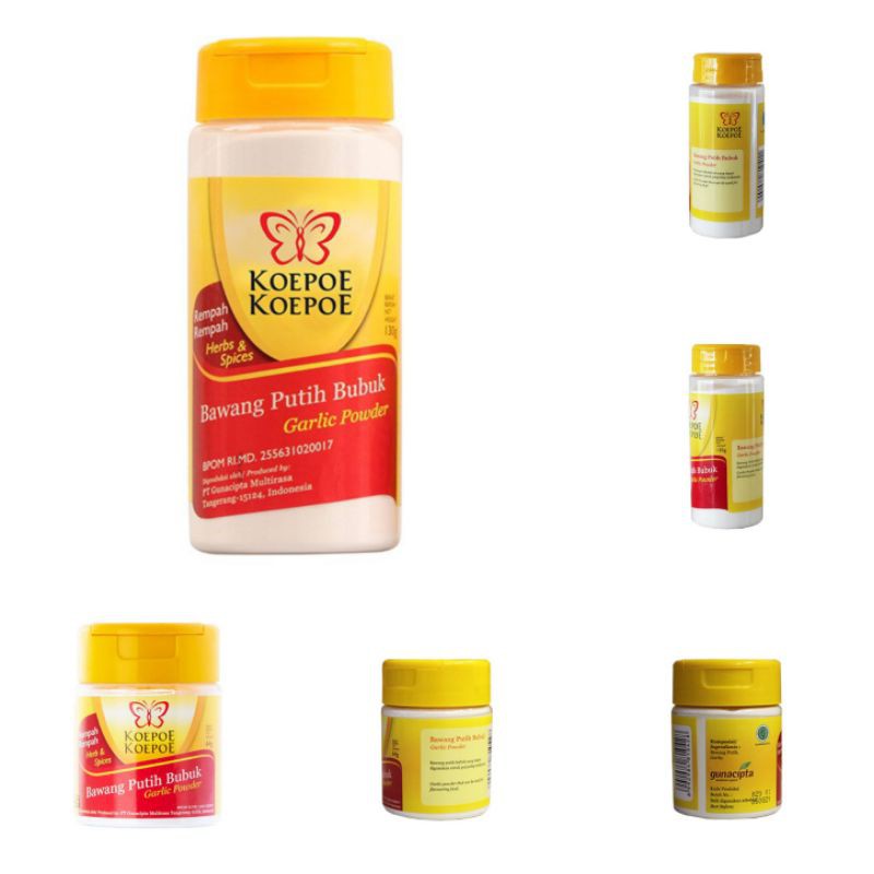 

Bawang Putih Bubuk / Garlic Powder Koepoe Koepoe