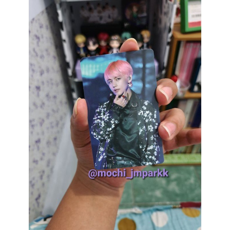 Taehyung V PC Photocard DVD BTS World Tour Love Yourself
