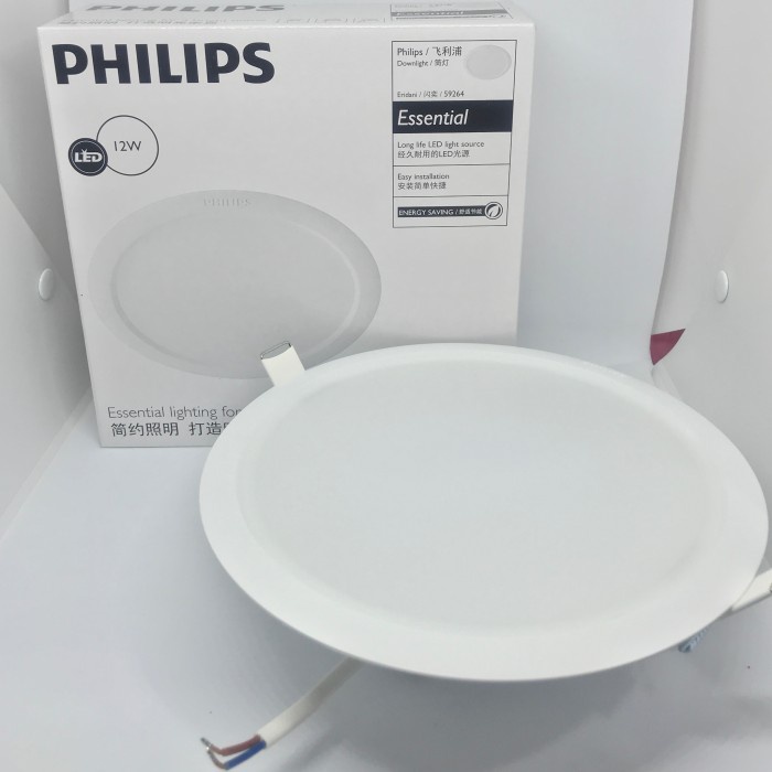 Downlight LED Philips 12 Watt Tipe Eridani / 59264 (Dalam Plafon) - Kuning