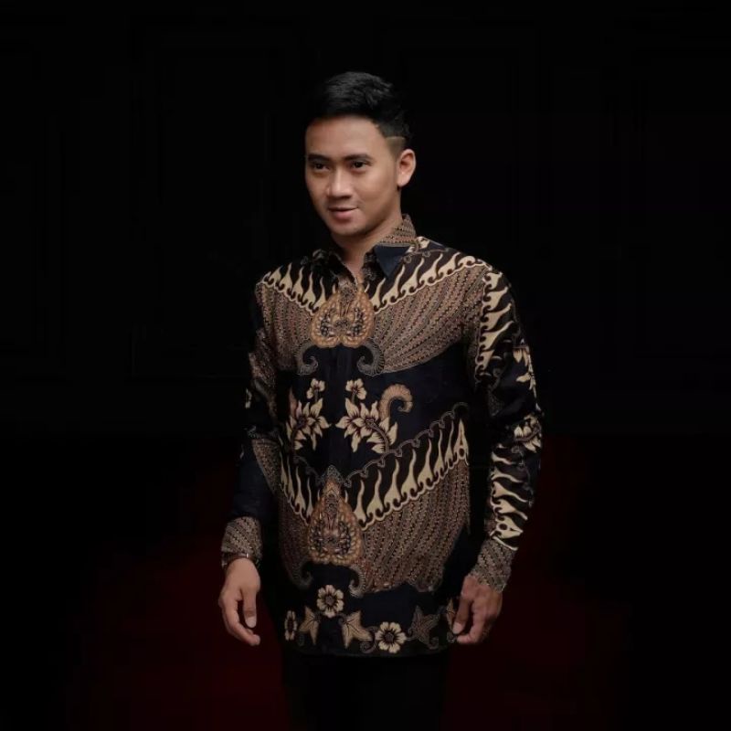 Baju Kemeja Batik Pria Dewasa Murah Lengan Panjang Modern Kondangan Mewah Premium