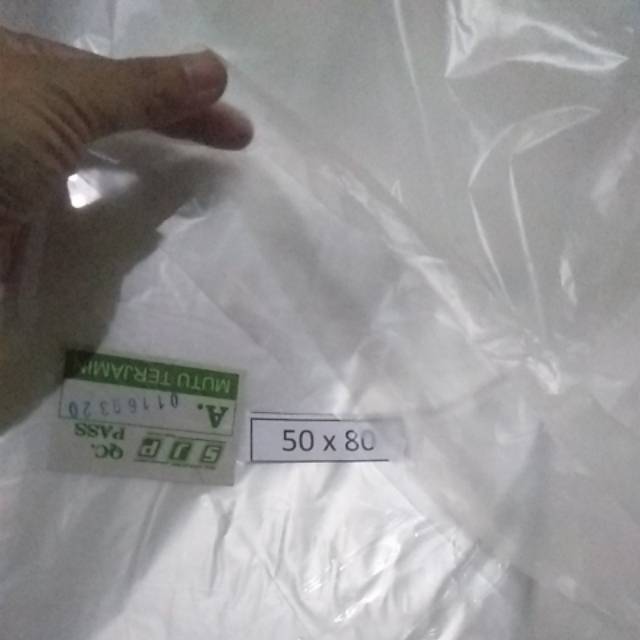 50x80cm Plastik Vaccum Bedcover | Plastic  HDPE | Plastik Loundry | Plastik Buram Kuat