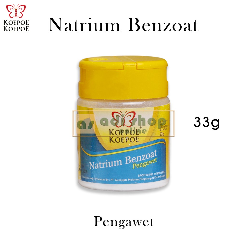 

KOEPOE KOEPOE NATRIUM BENZOAT 33g | PENGAWET MAKANAN KOEPOE KOEPOE