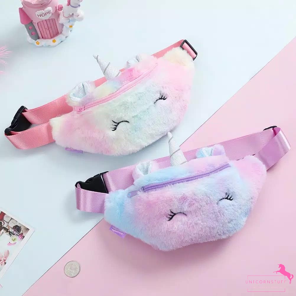 Tas Dada Unicorn Pinggang Unicorn Waist Bag Anak Unicorn Pergi Selempang Kado Hadiah Cewek Perempuan