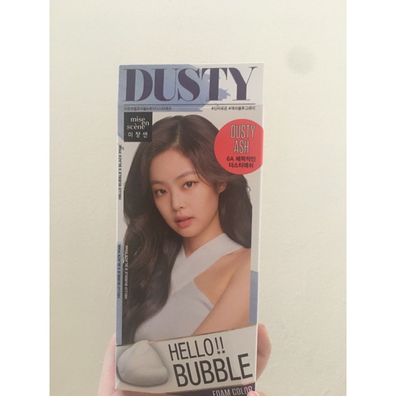 ready stock mise en scene dusty ash hello bubble