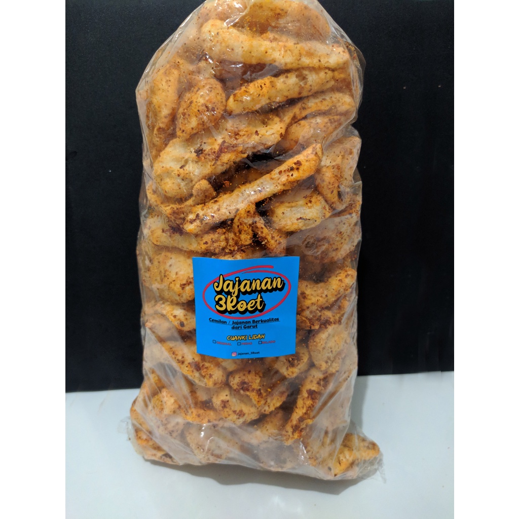

Cuankie Lidah Isi 100pcs Pedas / Balado / Original Mantap