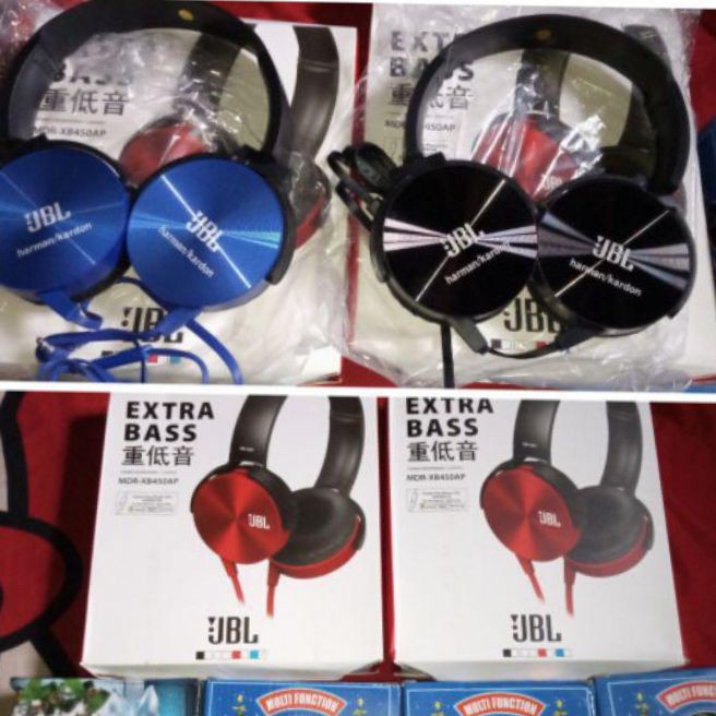 HEADSET | HEADPHONE JBL MDR XB 450 / XB450 / XB-450 / EXTRA BASS KABEL