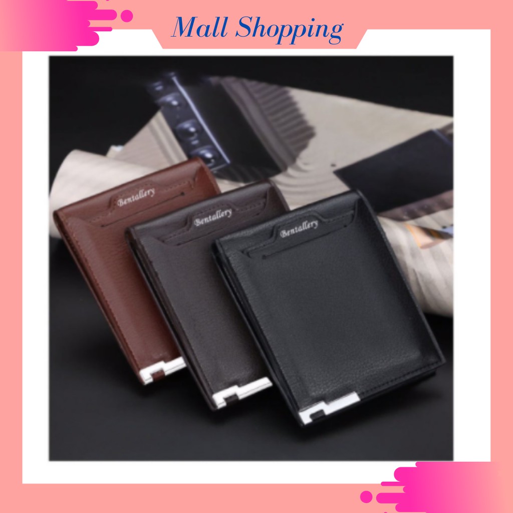 (COD) DOMPET LIPAT PRIA IMPORT MATERIAL PU DOMPET PENDEK N18 MALL SHOPPING