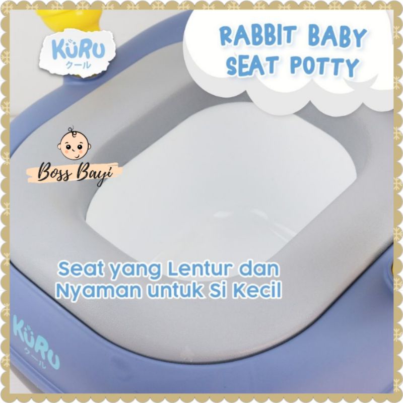 KURU Potty Training Rabbit Series/ Pispot Train Anak Model Kelinci 8921