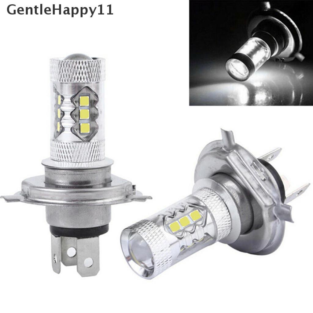 Gentlehappy 1Pc Lampu Kabut Depan LED H4 9003 80W Hi / Lo 90W Warna Putih Untuk Mobil