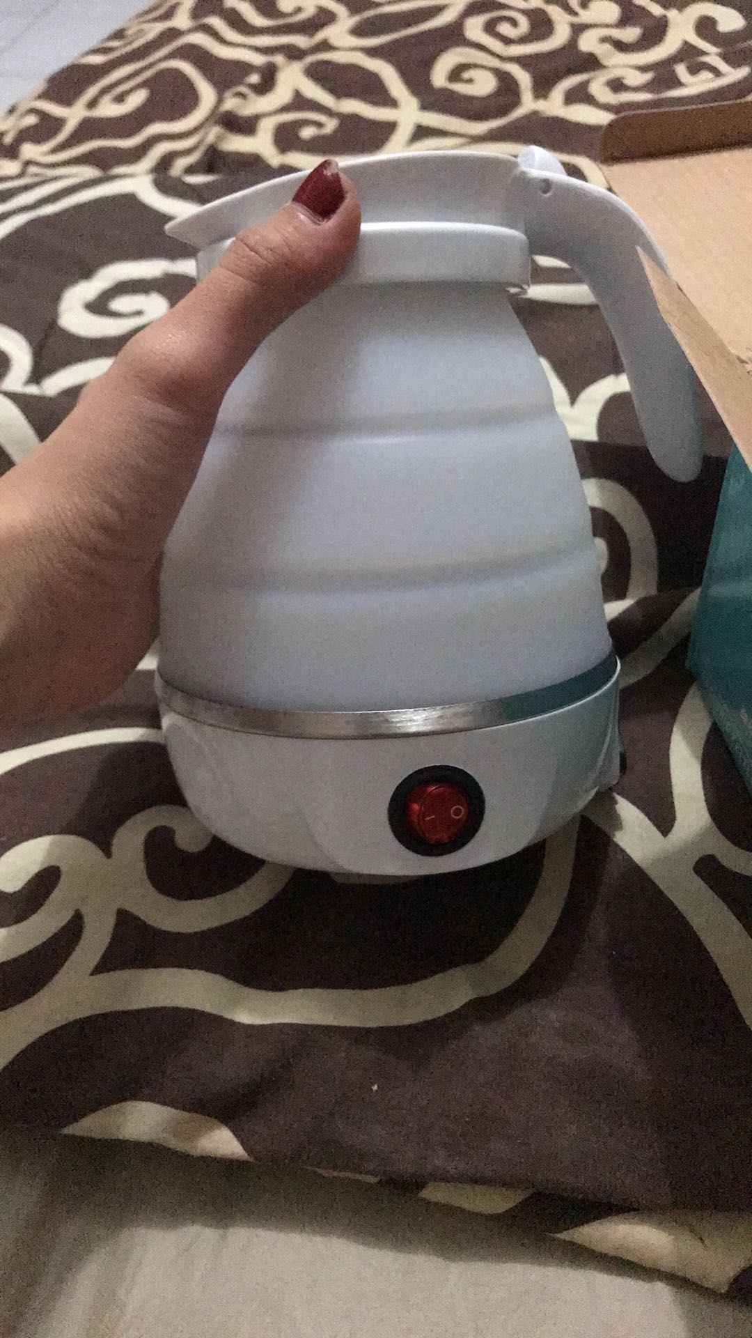 Teko Listrik Kettle Electric Kapasitas 800w Teko Lipat Travelling Pemanas Air Pembuat Kopi Teh