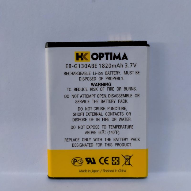 Baterai Batre Battery Double power HK optima Samsung galaxy Young 2/ G130 / EB-G130ABE