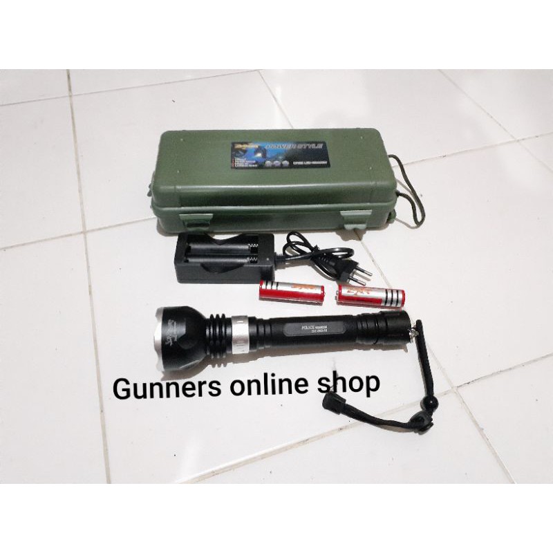 Senter selam LED T6  super terang 88000watt ZXT-2803