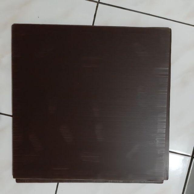 Alas Kue Kotak 35 X 35 Cm Coklat Tebal 3mm Tatakan Cake Box Plastik Loyang Impraboard C