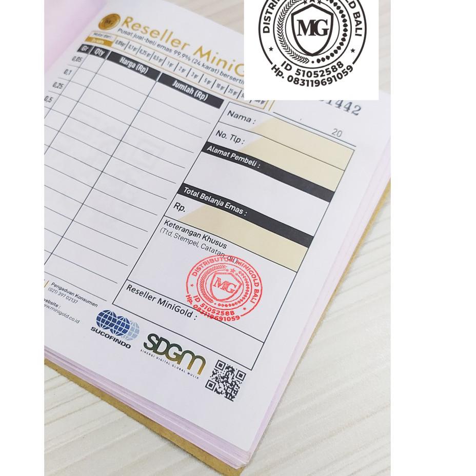

[PROMO KA862] Stempel Flash untuk reseller MiniGold Custom Free Design Laris