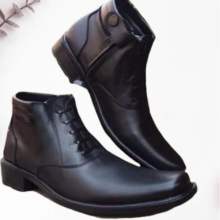 Hot Sell.. SEPATU PDH Pria Kulit Asli Hitam SELETING PRIA SEPATU DINAS TNI POLRI SECURITY SEPATU PNS