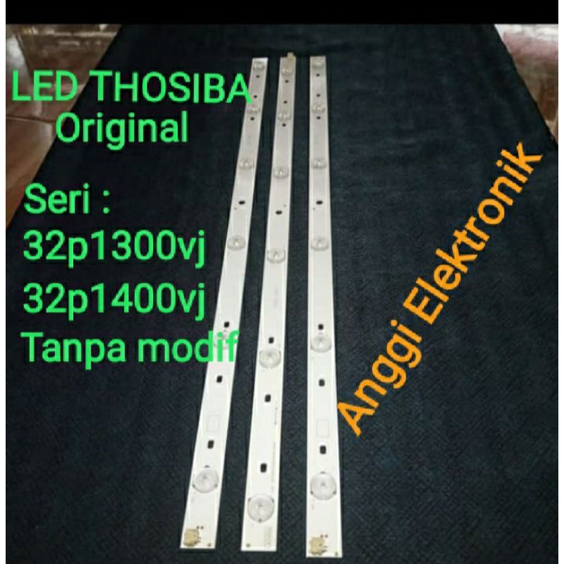 Backlight tv Toshiba 32P1300vj 32P1400VJ 32P2400VJ LAMPU LED TV   Toshiba 32 inch 6K
