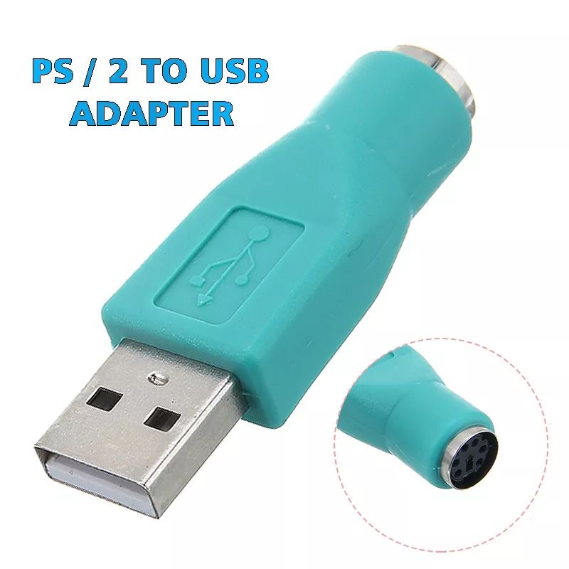 USB to PS2 adapter converter USB male to PS2 female PS2 mouse ke USB