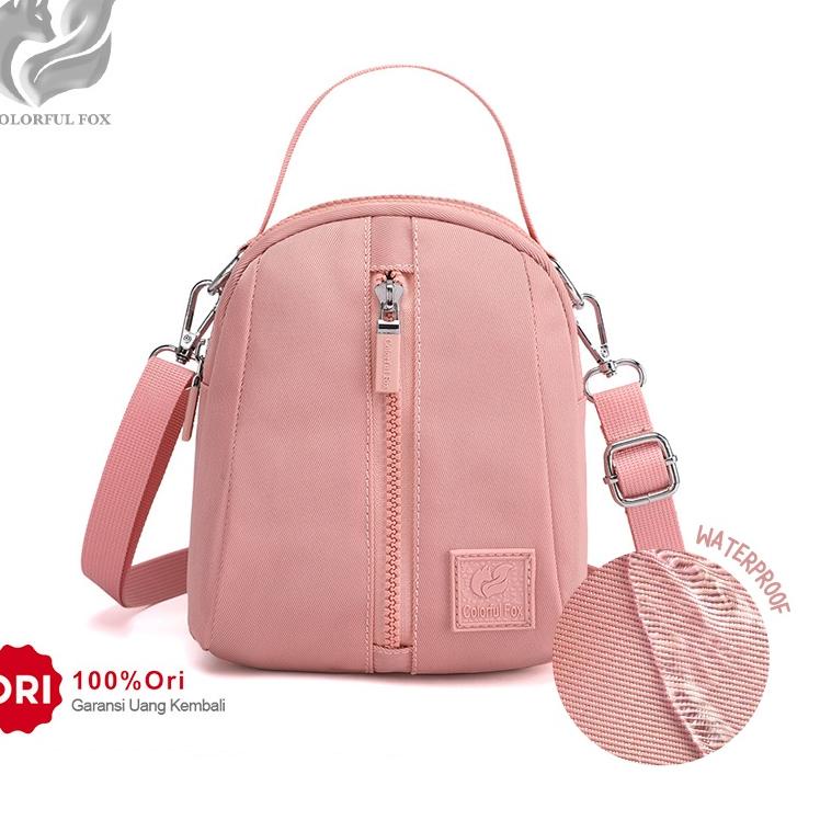 Muraaaahh.. COLOURFUL FOX 0419 Tas Selempang Wanita Sling Bag Wanita Hand Bag Wanita Bahan Anti Air