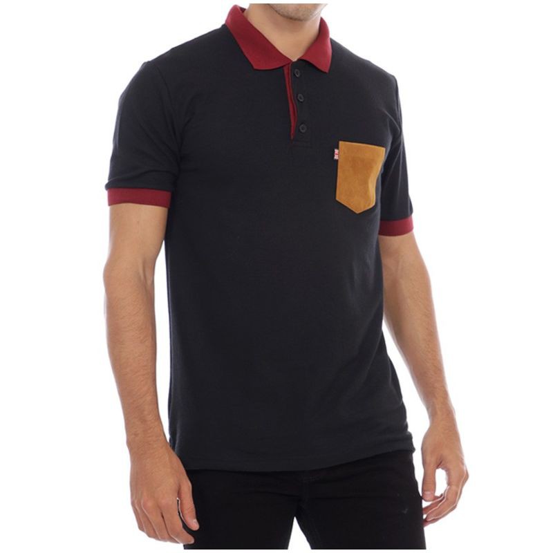 Polo Shirt Premium Black Pocket