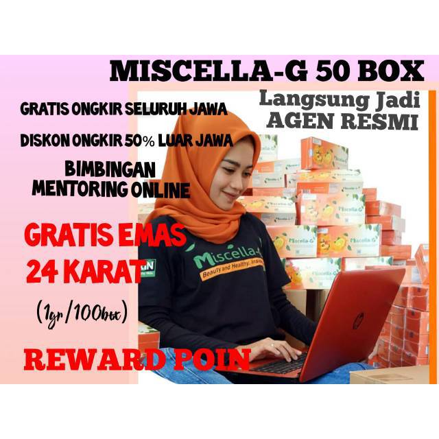 

50 BOX Miscella-G (Langsung jadi agen resmi)