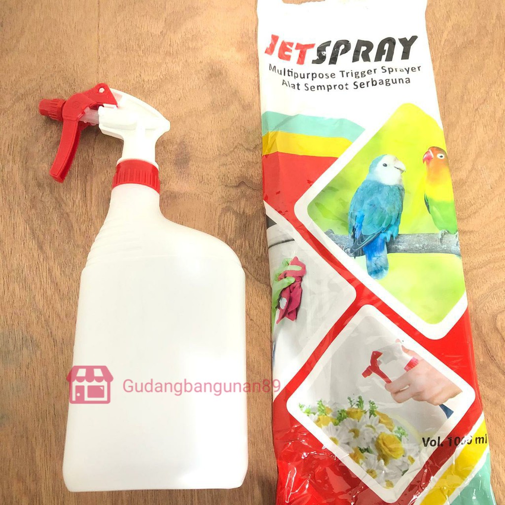 Jual Sprayer Botol 1 Liter Disinfektan/Botol Spray 1 Ltr/Semprotan ...