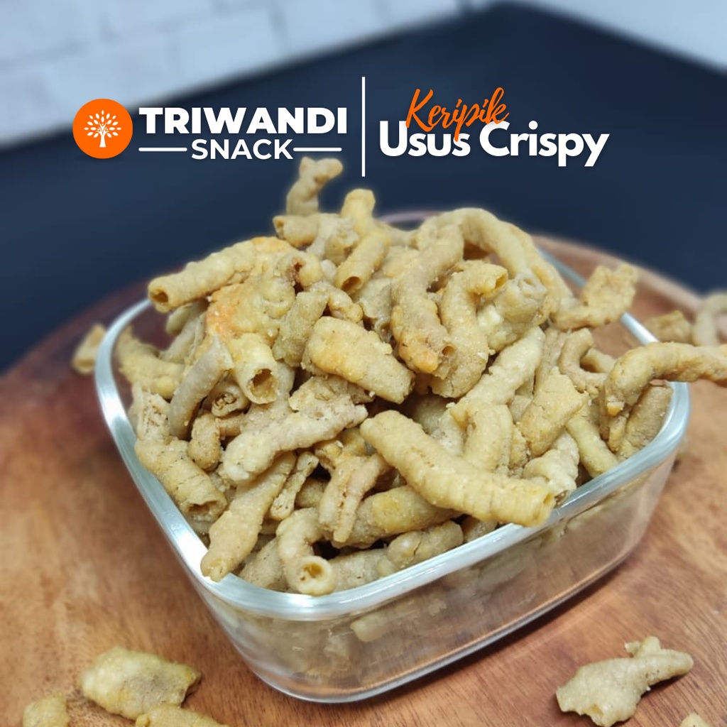 

Keripik Usus crispy kemasan 100 - 250 gr TRIWANDI SNACK oleh oleh bandung