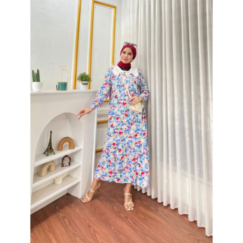 Gamis Midi / Mini Dres Rayon Ld100-110