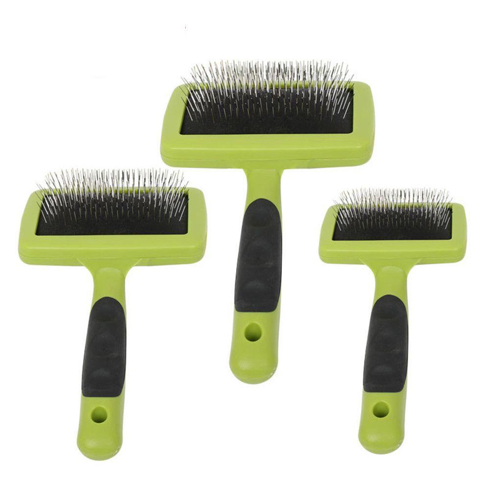 Solighter Sisir Grooming Bulu Kucing Peliharaan Bahan Stainless Steel Tahan Lama