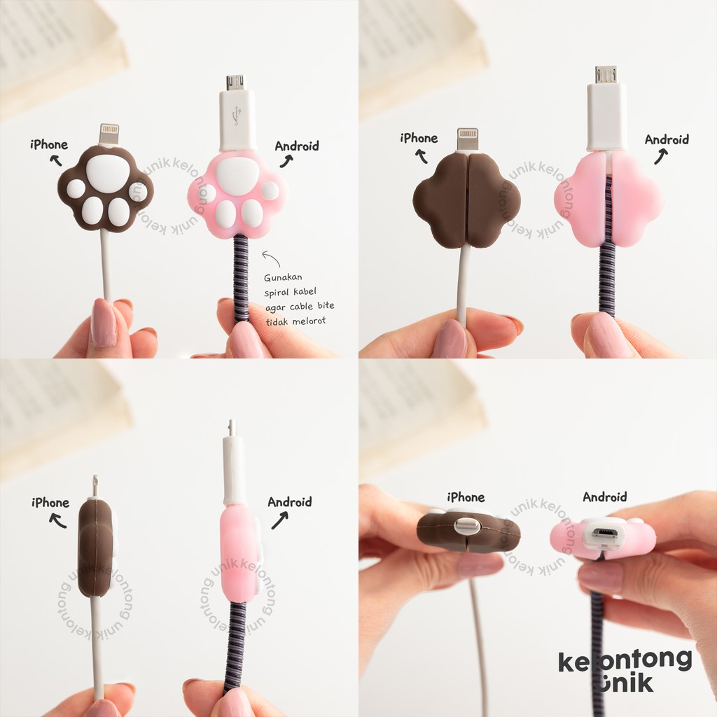 KOREAN - Cable Bite/ Pelindung Ujung Kabel/ Cable Saver/ Cable Protector