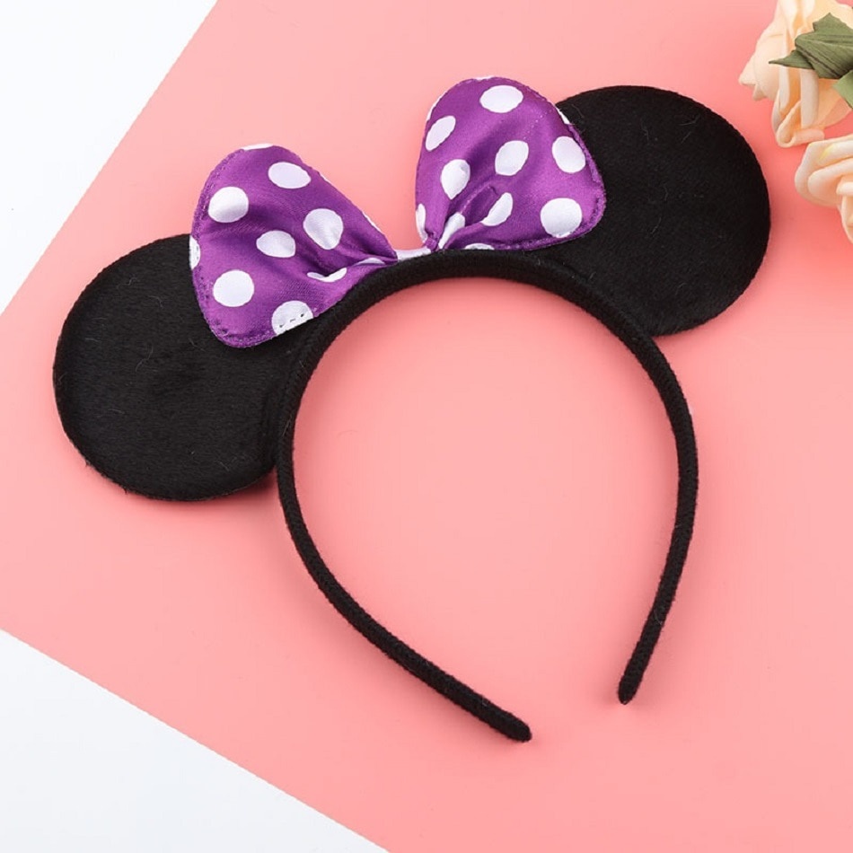 Bandana Motif Bando Korea Fashion Wanita Aksesoris Ikat kepala mickey lucu