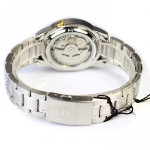 Seiko 5 SNKK09K1 Automatic Gold Tone on Silver | Jam Pria SNKK09