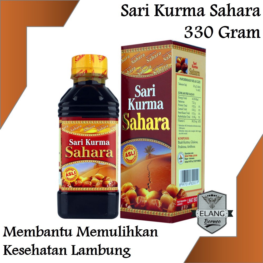 Sari Kurma Sahara 330 Gram Sarikurma Sahara Herbal Kesehatan Pencernaan Lambung Indonesia