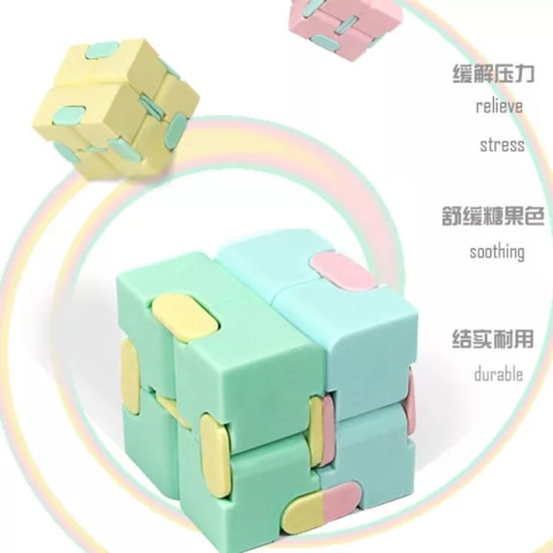 Magic EDC Infinity Cube for stress Relief and anti anxiety Block Kids Toy